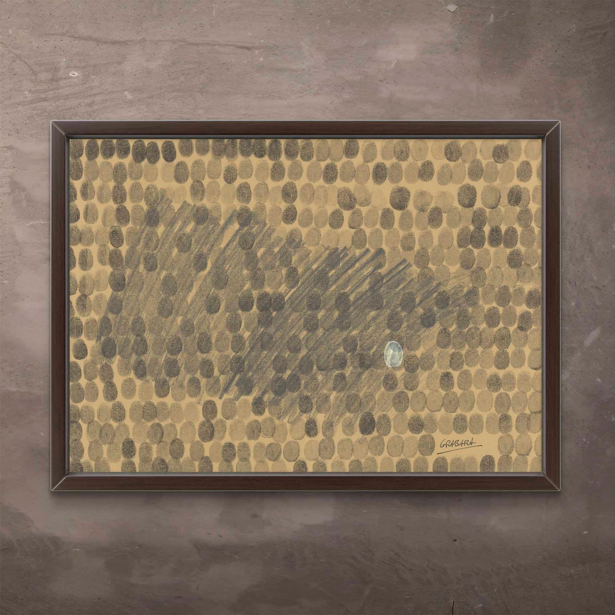 Ja, człowiek - technika mieszana - 42x29,7 cm