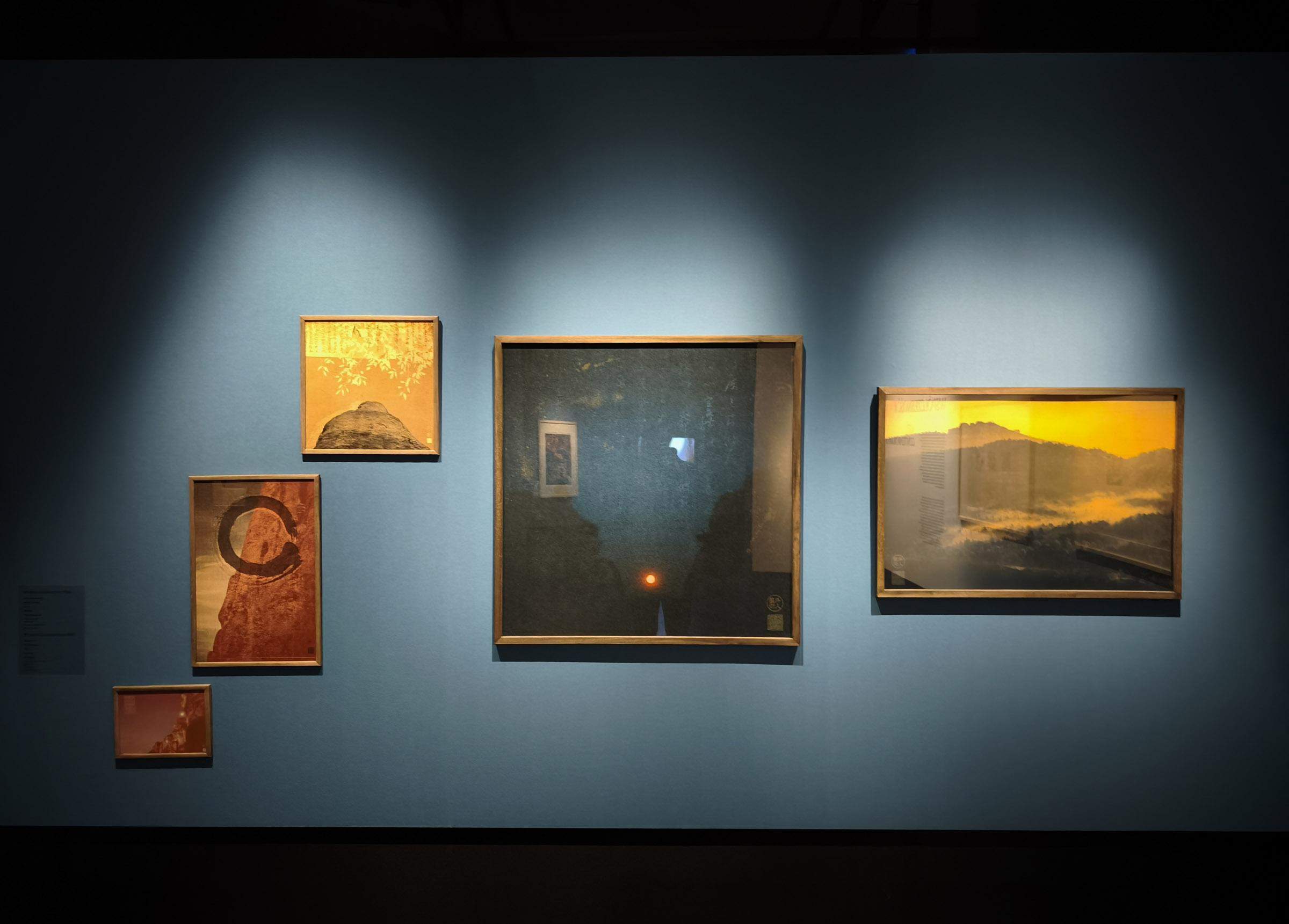 Zestaw 5 grafik cyklu "Umi no ue" - autorska kompozycja z wystawy JURA. Kraina bez granic