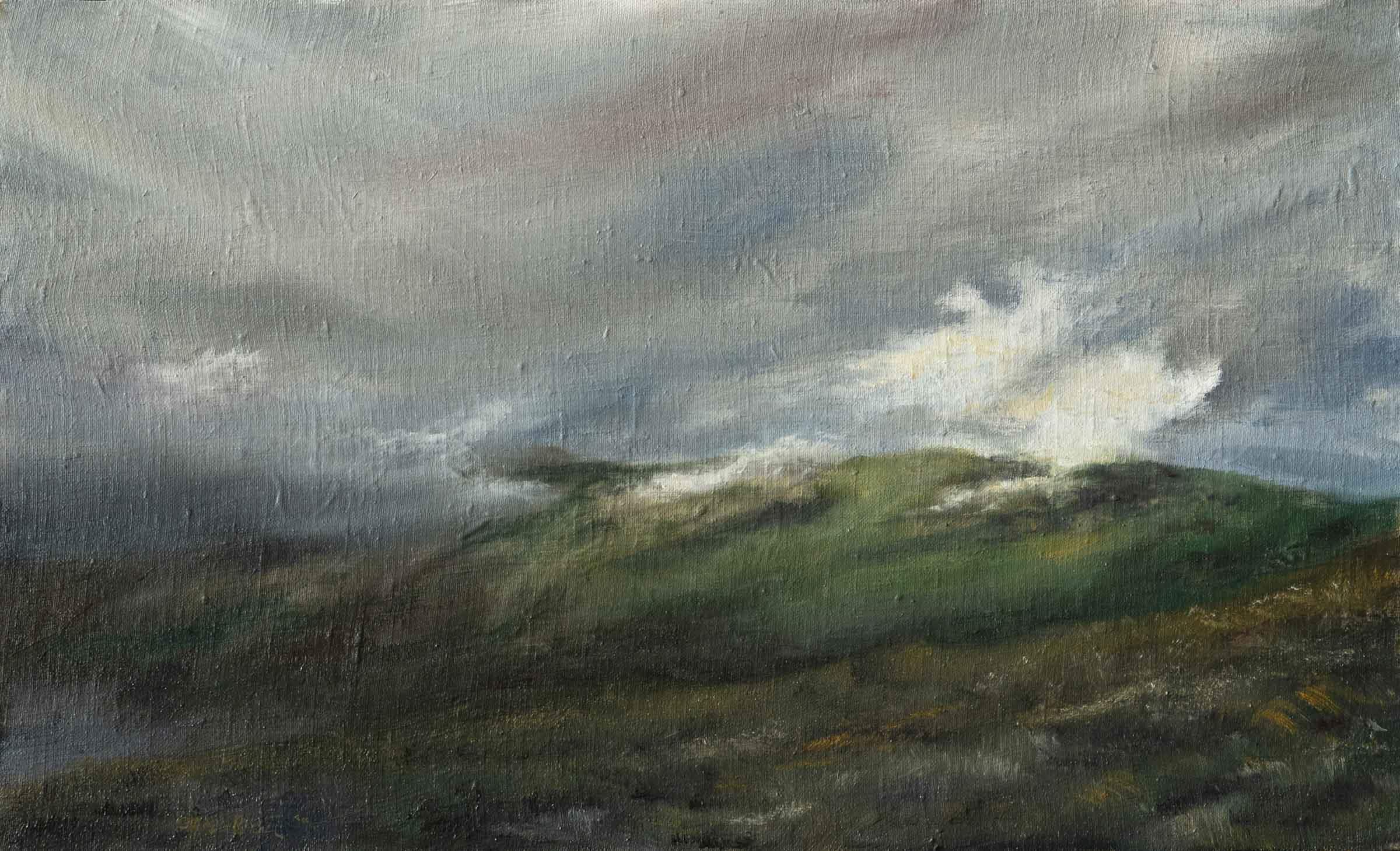 Pejzaż Karkonoski  - olej na płótnie - 50x30cm